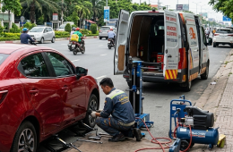 Vá vỏ lưu động ô tô Nguyễn Đức – Hỗ trợ nhanh chóng khi xe gặp sự cố