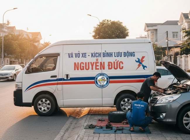 VÁ VỎ LƯU ĐỘNG NGUYỄN ĐỨC